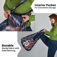 Custom Netherlands Lion Football Grocery Bag Sporty Style - Wonder Print Shop