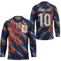 Custom Netherlands Lion Football Hockey Jersey Sporty Style - Wonder Print Shop