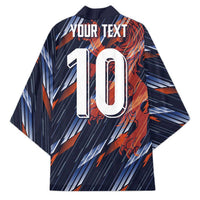 Custom Netherlands Lion Football Kimono Sporty Style - Wonder Print Shop