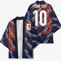 Custom Netherlands Lion Football Kimono Sporty Style - Wonder Print Shop