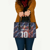 Custom Netherlands Lion Football Leather Bag Sporty Style - Wonder Print Shop