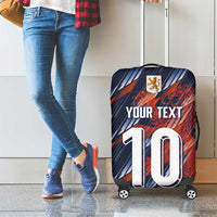 Custom Netherlands Lion Football Luggage Cover Sporty Style - Wonder Print Shop