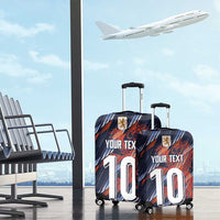 Custom Netherlands Lion Football Luggage Cover Sporty Style - Wonder Print Shop