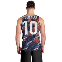 Custom Netherlands Lion Football Men Tank Top Sporty Style - Wonder Print Shop