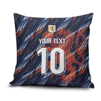 Custom Netherlands Lion Football Pillow Cover Sporty Style - Wonder Print Shop