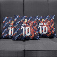 Custom Netherlands Lion Football Pillow Cover Sporty Style - Wonder Print Shop