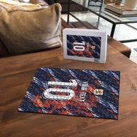 Custom Netherlands Lion Football Puzzle Sporty Style - Wonder Print Shop