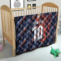 Custom Netherlands Lion Football Quilt Sporty Style - Wonder Print Shop
