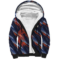 Custom Netherlands Lion Football Sherpa Hoodie Sporty Style - Wonder Print Shop
