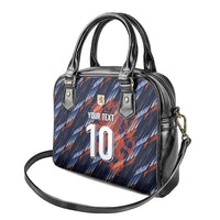 Custom Netherlands Lion Football Shoulder Handbag Sporty Style - Wonder Print Shop