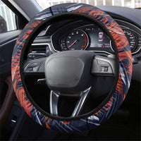 Netherlands Lion Football Steering Wheel Cover Sporty Style - Wonder Print Shop
