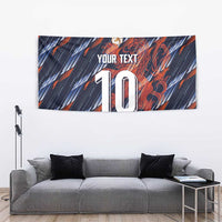 Custom Netherlands Lion Football Tapestry Sporty Style - Wonder Print Shop