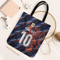 Custom Netherlands Lion Football Tote Bag Sporty Style - Wonder Print Shop