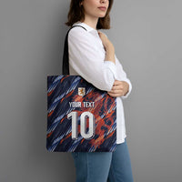 Custom Netherlands Lion Football Tote Bag Sporty Style - Wonder Print Shop