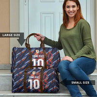 Custom Netherlands Lion Football Travel Bag Sporty Style - Wonder Print Shop