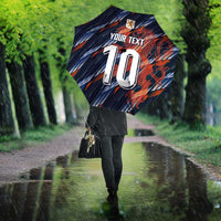 Custom Netherlands Lion Football Umbrella Sporty Style - Wonder Print Shop