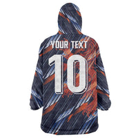 Custom Netherlands Lion Football Wearable Blanket Hoodie Sporty Style - Wonder Print Shop