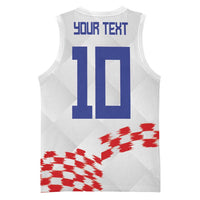 Custom Croatia Football Basketball Jersey Kockasti-Grunge Checkers - Wonder Print Shop
