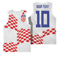 Custom Croatia Football Basketball Jersey Kockasti-Grunge Checkers - Wonder Print Shop