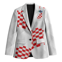 Custom Croatia Football Blazer Kockasti-Grunge Checkers - Wonder Print Shop