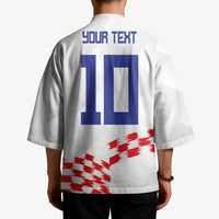 Custom Croatia Football Kimono Kockasti-Grunge Checkers - Wonder Print Shop