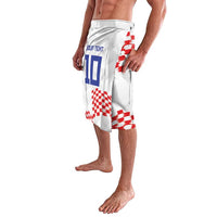 Custom Croatia Football Lavalava Kockasti-Grunge Checkers - Wonder Print Shop