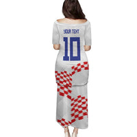Custom Croatia Football Puletasi Kockasti-Grunge Checkers - Wonder Print Shop