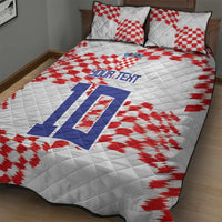 Custom Croatia Football Quilt Bed Set Kockasti-Grunge Checkers - Wonder Print Shop