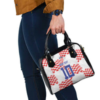 Custom Croatia Football Shoulder Handbag Kockasti-Grunge Checkers - Wonder Print Shop