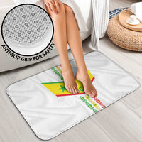 Custom Senegal Football Bathroom Set Tricolor Traditional Patterns Sporty Style - Wonder Print Shop