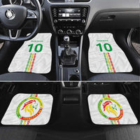 Custom Senegal Football Car Mats Tricolor Traditional Patterns Sporty Style - Wonder Print Shop