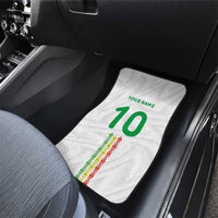 Custom Senegal Football Car Mats Tricolor Traditional Patterns Sporty Style - Wonder Print Shop