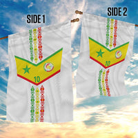 Custom Senegal Football Garden Flag Tricolor Traditional Patterns Sporty Style - Wonder Print Shop