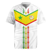 Custom Senegal Football Rugby Jersey Tricolor Traditional Patterns Sporty Style - Wonder Print Shop