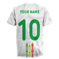 Custom Senegal Football Rugby Jersey Tricolor Traditional Patterns Sporty Style - Wonder Print Shop
