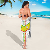 Custom Senegal Football Sarong Tricolor Traditional Patterns Sporty Style - Wonder Print Shop