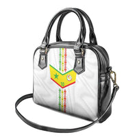 Custom Senegal Football Shoulder Handbag Tricolor Traditional Patterns Sporty Style - Wonder Print Shop