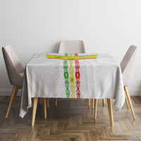Custom Senegal Football Tablecloth Tricolor Traditional Patterns Sporty Style - Wonder Print Shop