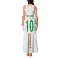 Custom Senegal Football Tank Maxi Dress Tricolor Traditional Patterns Sporty Style - Wonder Print Shop