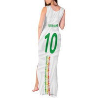 Custom Senegal Football Tank Maxi Dress Tricolor Traditional Patterns Sporty Style - Wonder Print Shop
