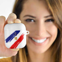 Custom France Foorball AirPods Case Les Bleus Tricolor Brush Style - Wonder Print Shop