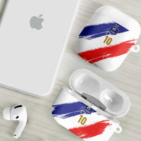 Custom France Foorball AirPods Case Les Bleus Tricolor Brush Style - Wonder Print Shop