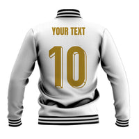 Custom France Foorball Baseball Jacket Les Bleus Tricolor Brush Style - Wonder Print Shop