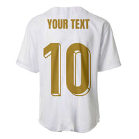 Custom France Foorball Baseball Jersey Les Bleus Tricolor Brush Style - Wonder Print Shop