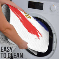 Custom France Foorball Bathroom Set Les Bleus Tricolor Brush Style - Wonder Print Shop