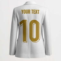 Custom France Foorball Blazer Les Bleus Tricolor Brush Style - Wonder Print Shop