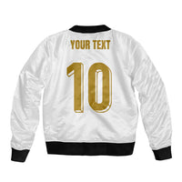 Custom France Foorball Bomber Jacket Les Bleus Tricolor Brush Style - Wonder Print Shop