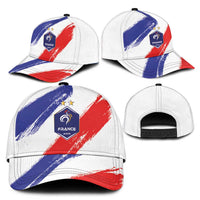 France Foorball Classic Cap Les Bleus Tricolor Brush Style - Wonder Print Shop