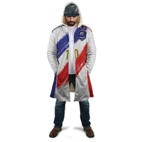 Custom France Foorball Cloak Les Bleus Tricolor Brush Style - Wonder Print Shop