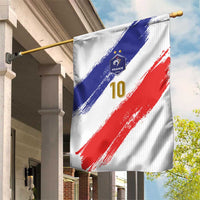 Custom France Foorball Garden Flag Les Bleus Tricolor Brush Style - Wonder Print Shop